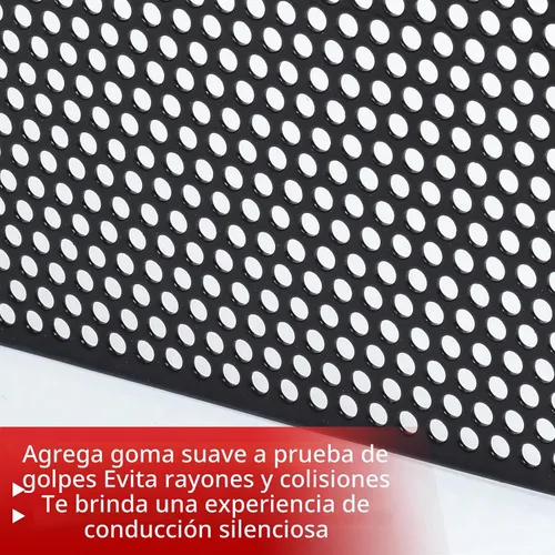 Vista 5 de AggAuto Inserto de malla para parrilla compatible con Jeep Wrangler JK JKU 2007-2018, rejilla frontal de metal de aleación de aluminio, rejilla