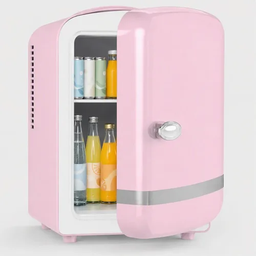 Vista 11 de Kismile 4L Mini refrigerador 6 latas de bebidas refrigerador para la Negro