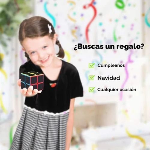 Vista 7 de ROXENDA - Juego de cubos de velocidad – Adhesivo de fibra de carbono, paquete de cubo mágico de 2 x 2, 4 x 4 megaminx, pirámide y cubo giratorio
