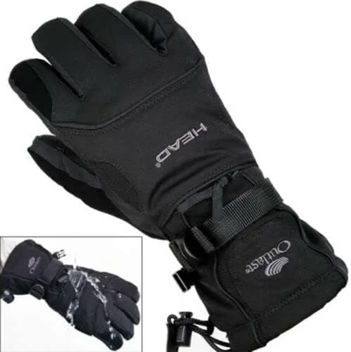 Vista 2 de Black Head Outlast - Guantes impermeables de esquí y snowboard con bolsillos para paquete de calor