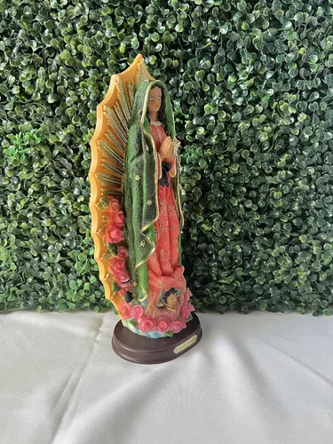 Vista 3 de C & C 12" Virgen DE Guadalupe Virgen de Guadalupe Virgen María de Resina