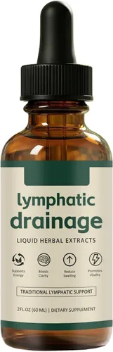Vista 5 de Gotas de drenaje linfático de 2 fl oz – Gotas de bienestar, aceite de desintoxicación de drenaje linfático, reduce la hinchazón de la cara y el 3