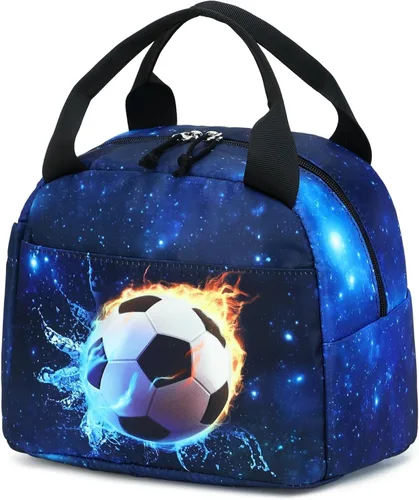 Vista 13 de CAMTOP Bolsa de almuerzo para niños, bonita lonchera aislada para niños y niñas, loncheras a prueba de fugas para la escuela