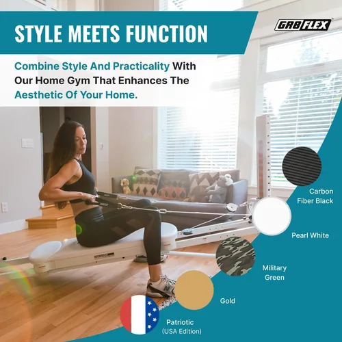 Vista 6 de GR8FLEX Gimnasio de rendimiento para un total de más de 100 ejercicios, máquina de entrenamiento multifuncional, entrenamiento de fuerza de alto