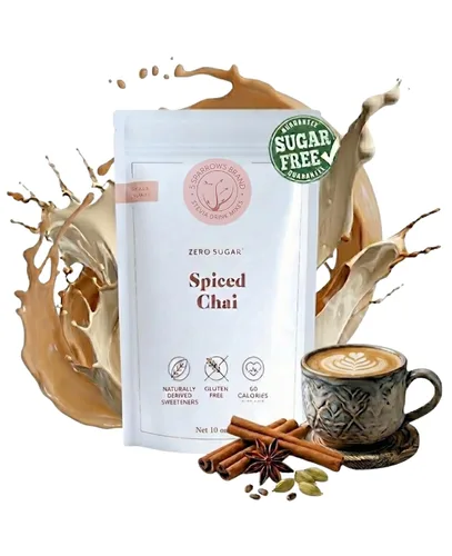 Vista 10 de 5 SPARROWS - Crema de café saludable sin azúcar (chocolate blanco) - Endulzada con stevia, cero azúcar, mezcla de bebida saborizada apta para dieta