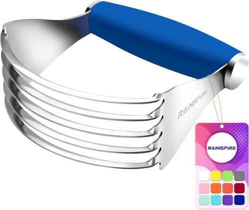 Vista 15 de Rainspire XL - Cortador de repostería para hornear, licuadora de repostería resistente, de acero inoxidable, cuchillas gruesas y afiladas, cortador