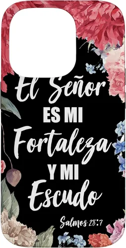 Vista 17 de El Señor ES Mi Fortaleza - Funda con versículo bíblico cristiano español para iPhone 17