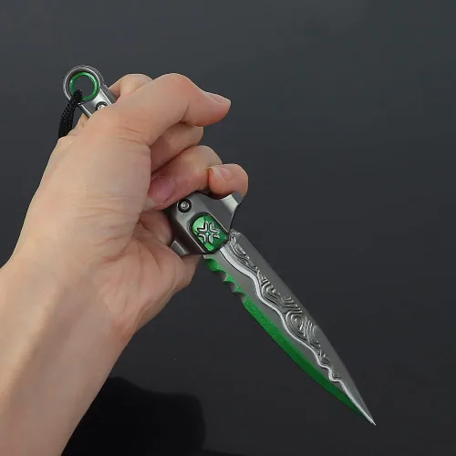 Vista 5 de Juego Valorant VCT Lock/ in Misericórdia Cuchillo Modelo Figuras de Acción Juego Juguetes Colección Llavero Regalo Escritorio Decoración Mochila