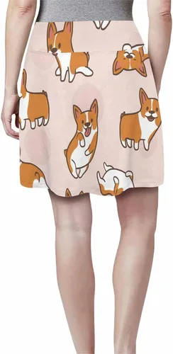 Vista 3 de InterestPrint Women Quick-Drying Golf Skirts Quick-Drying Golf Skirts Activewear Skirt