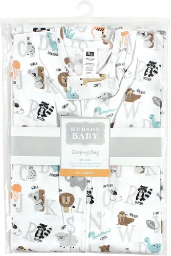 Vista 2 de Hudson Baby Saco de dormir unisex BabyCotton sin mangas, saco de dormir, manta