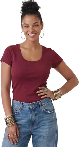 Vista 96 de Emmalise - Camiseta de manga corta para mujer, cuello redondo, estilo básico, pack de valor, tallas junior y grandes