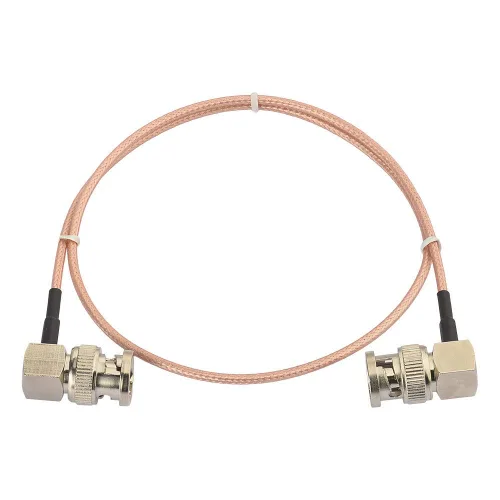 Vista 9 de Superbat HD-SDI 3G SDI Cable 1ft 75 Ohm RG179 BNC Cable de vídeo en ángulo recto Thin Short Low loss Flexible SDI Cable for HD-SDI/3G-SDI/4K/6K