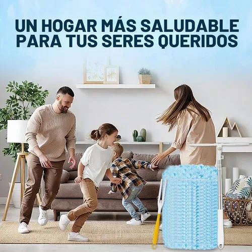 Vista 8 de 100 piezas de repuesto de plumero compatible con plumero de mano Swiffer + mango extendido de 4 pies + 1 mango, kit de repuestos de plumero