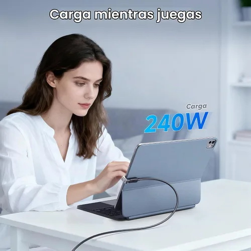 Vista 4 de Cable Matters Paquete de 2 adaptadores USB C en forma de U de 40 Gbps