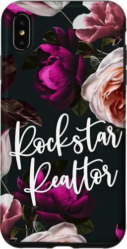 Vista 11 de iPhone 14 Plus Rockstar Realtor - Elegante estuche de regalo floral para agente inmobiliario