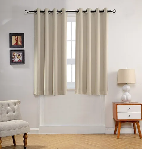 Vista 106 de MYSKY HOME Cortinas Aqua para Armario para Entrada Cortina Opaca para Puerta para Sala de Estar Cortina Oscurecedora de Habitación con Ojales