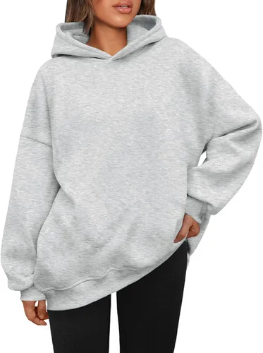 Vista 6 de AUTOMET Sudaderas con capucha de gran tamaño para mujer, sudaderas de forro polar con capucha 2024, ropa de otoño, trajes de moda, suéter de invierno