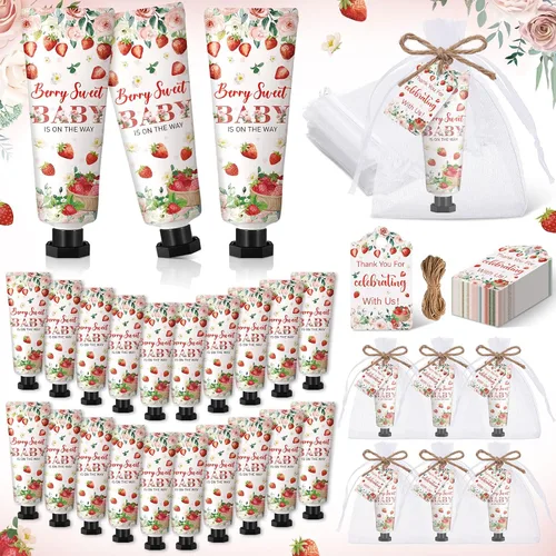 Vista 11 de 48 Juegos de Crema de Manos de Flores Silvestres para Baby Shower Regalos Obsequios de Fiesta de Crema de Manos para Invitados Regalo de Flores