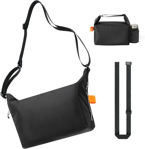 Vista 11 de Bolsa de almuerzo para mujeres y hombres, fresca, mantiene la comida fresca, caja de almuerzo, pequeña bolsa enfriadora a prueba de fugas