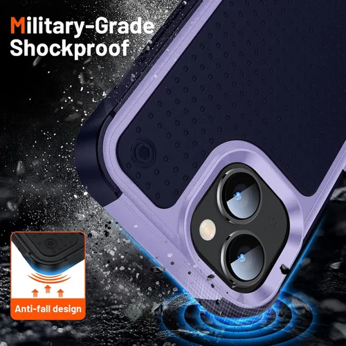 Vista 33 de Jeylly Funda para iPhone SE/Funda para iPhone 5S, Exterior de Plástico Duro que Absorbe Golpes + Interior de Silicona de Goma Defensor contra
