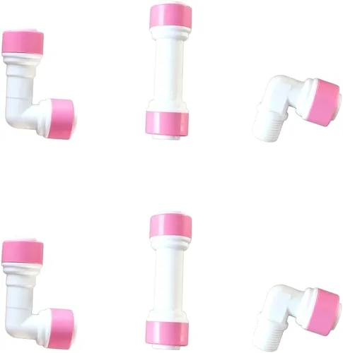 Vista 2 de Malida Válvula de retención de conexión rápida de 1/4 pulgadas para purificadores RO Sistema de ósmosis inversa de agua, 1PCS