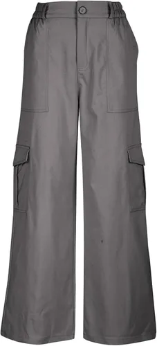 Vista 6 de Pantalones deportivos cargo para mujer, pierna ancha, cintura alta, pantalones de otoño para mujer, holgados Y2k con forro polar con bolsillos