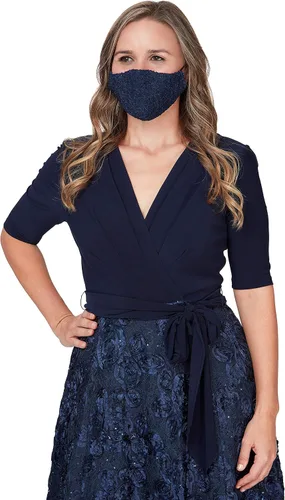 Vista 4 de Alex Evenings - Vestido con largo de té para mujer con detalle de roseta