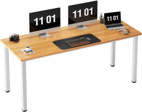 Vista 20 de Need Escritorio pequeño para computadora, mesa de escritura resistente de 31.5 pulgadas, estrecho, negro