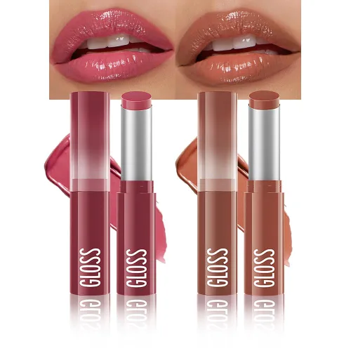 Vista 14 de Tinte labial marrón oscuro con tinte de miel, bálsamo labial, brillo labial, lápiz labial, tintes labiales hidratantes transparentes, color labial