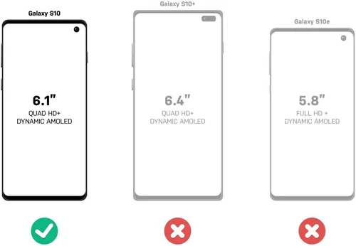 Vista 2 de OtterBox Defender Series - Carcasa sin pantalla para Galaxy S10, color negro