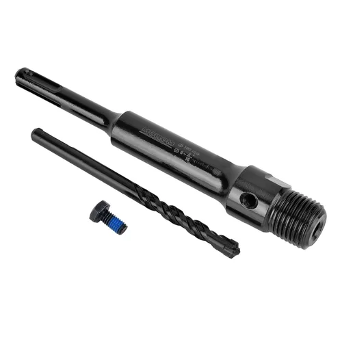Vista 39 de Mollom Sierra perforadora para hormigón SDS Plus de 8.661 in, cortador de agujeros de alta resistencia con broca de posición central de 4.331 in