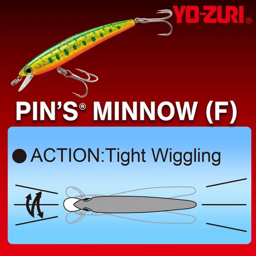 Vista 3 de Duel Yo Zuri F 1161 Pins Minnow Floating Diver Lure 1