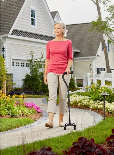 Vista 2 de Carex Small Base Designer Quad Cane