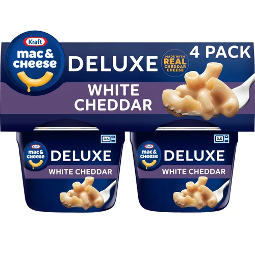 Vista 10 de Cena Kraft para macarrones con queso, 4 tazas de sabor original, 2.39 onzas Para cenar o cenar fácilmente, sin sabores ni tintes artificiales