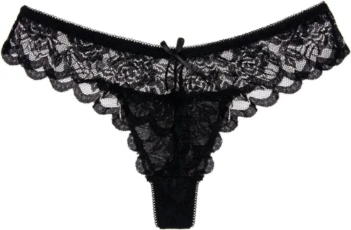 Vista 4 de Anzermix Ropa interior sexy de encaje para mujer (paquete de 6).