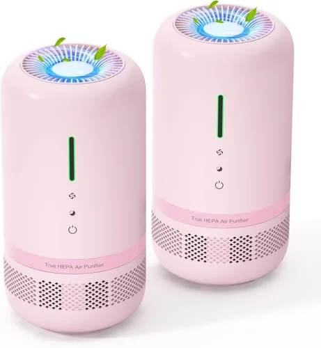 Vista 5 de Purificadores de aire para el hogar, purificador de aire pequeño HEPA para habitaciones de hasta 960 pies cuadrados, purificadores de aire