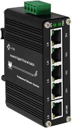 Vista 9 de Interruptor industrial PoE de 3X1000M RJ45 IEEE802.3af/at 30W-1X1000M SFP