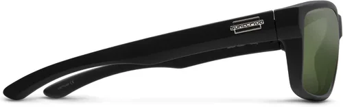 Vista 3 de Suncloud Mayor, lentes de sol polarizados – 100% protección contra rayos UV – Ajuste cómodo, diseño moderno – para hombres y mujeres – Negro +