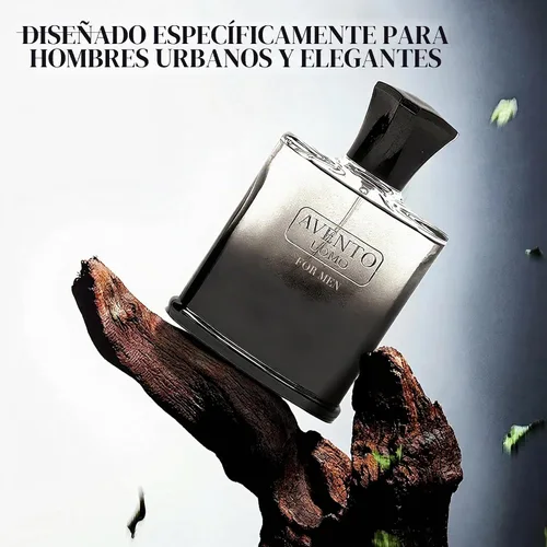 Vista 3 de AFLUXE AVENTO UOMO Colonia para hombre Aroma fresco amaderado de larga duración Eau de Toilette de 3.4 fl oz Set de regalo de lujo