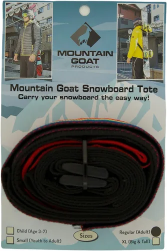 Vista 4 de Mountain Goat Mochila de snowboard para practicar senderismo con manos libres, mochila de esquí ligera, correa de hombro compacta para llevar tabla