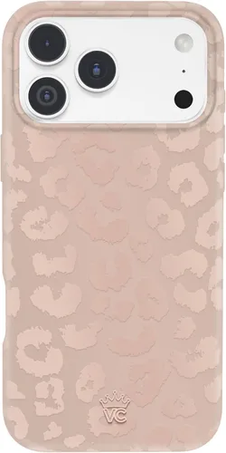 Vista 190 de VELVET CAVIAR Funda para iPhone 15, compatible con MagSafe, probada contra caídas de 10 pies, fundas protectoras de diseño, leopardo color rosa