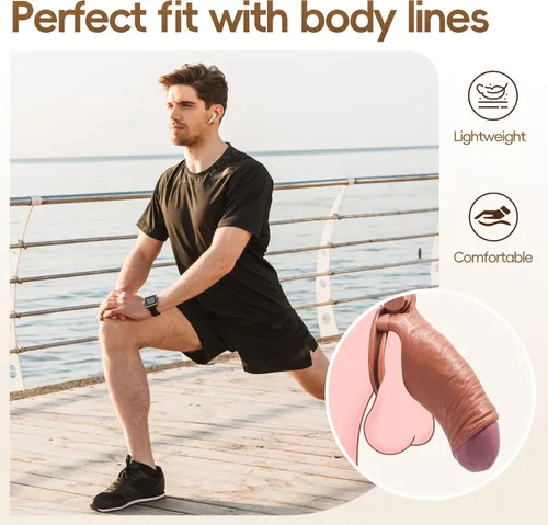 Vista 4 de Jaula de castidad masculina, dispositivos de castidad para hombres, jaula de resina de nailon, soporte de jaula de castidad, cinturón para adultos