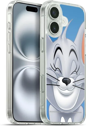 Vista 20 de Head Case Designs Funda de gel de cara completa con licencia oficial de Tom y Jerry Jerry [protección de grado militar] compatible con Apple iPhone