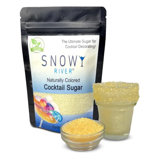 Vista 22 de Snowy River Americas Cocktail Sugar - Rimmer de cóctel Kosher todo natural, rojo, blanco y azul y recortador de café (americanas, bolsa de 1 libra)