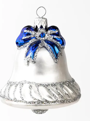 Vista 10 de Adorno de Navidad de ángel mini de vidrio soplado hecho a mano de Polish Gallery