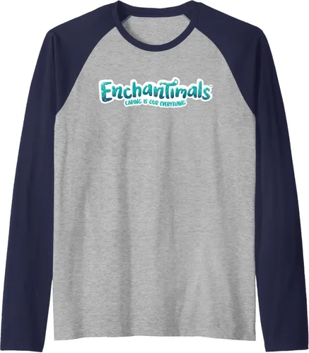 Vista 5 de Enchantimals Logo Raglan - Camiseta de béisbol