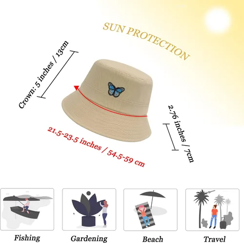 Vista 7 de ZLYC Gorra de pescador bordada de moda unisex para hombres y mujeres