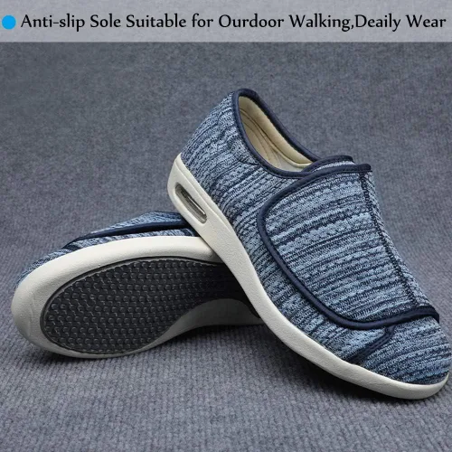 Vista 7 de Mei MACLEOD Zapatos de caminar para mujer con ancho ancho ancho ligero con amortiguación de aire, zapatos casuales para correr y correr para pies