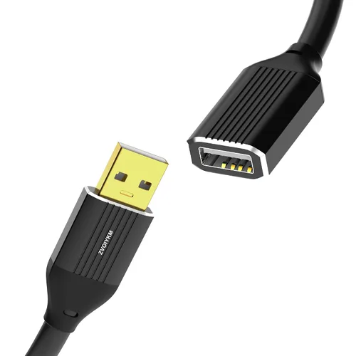 Vista 10 de Cable de extensión activo USB 2.0 de 50 pies, 2 amplificadores de señal, 480 Mbps