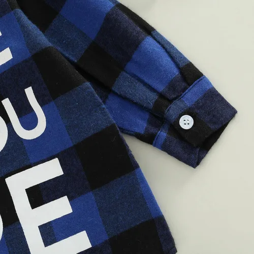 Vista 5 de Camisas de franela con botones y botones para bebé y niña, para otoño e invierno